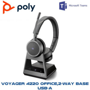 Ploy Voyager 4220 Office 2 Way Base Usb A Microsoft Teams Dubai