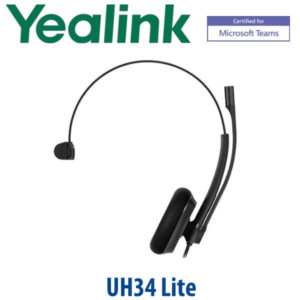Yealink Uh34 Lite Teams Mono Usb Headset Dubai