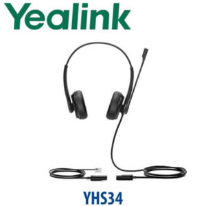 Yealink Yhs34 Qd Rj Dual Wired Headset Dubai