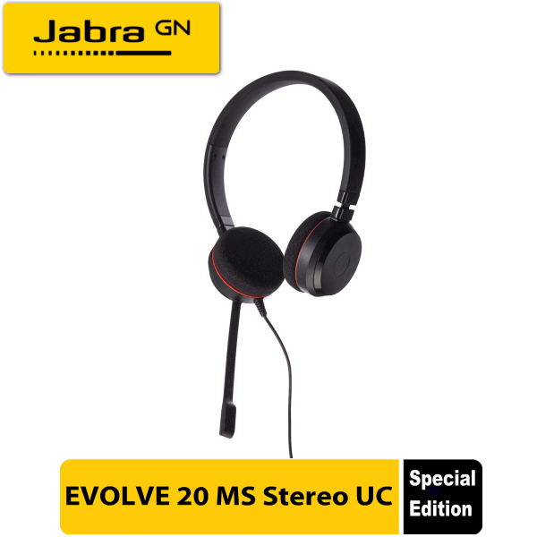 Jabra Evolve 20-Special Edition is entry-level professional headsets