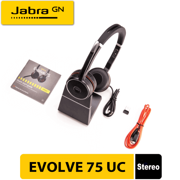 jabra evolve 75-is a wireless headset with active noise cancellation
